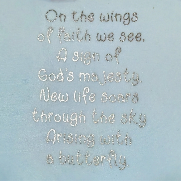 Vintage 1996, Precious Moments/Enesco, Blue Butterfly, Trinket Box - Picture 3 of 13